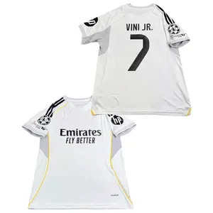 2024/25 Home No. 7 Vini Jr. White Short-Sleeve Collector's Edition Soccer Jersey