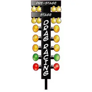 Drag Racing Christmas Tree Decal Vinyl Outdoors Decoration - Festive Home Decor