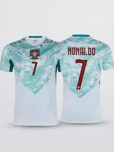 Portugal 2026 WC Away Soccer Jersey Cristiano Ronaldo 7 Short Sleeve Football Jersey