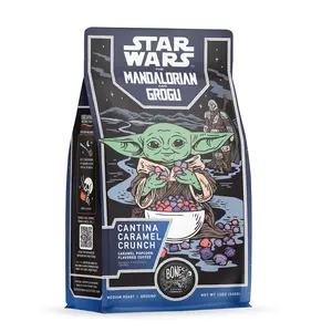 Bones Coffee Company | Cantina Caramel Crunch Caramel Popcorn Flavored Coffee 12oz Medium Roast Arabica