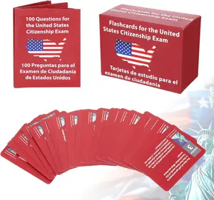 Us Citizenship Test Study Guide 2026, US Citizenship Flash Cards 2026 Bilingual, Tarjetas para La Ciudadania De Las 100 Preguntas, Tarjetas De Ciudadania Inglés, 100 Uscis Answers Flashcards