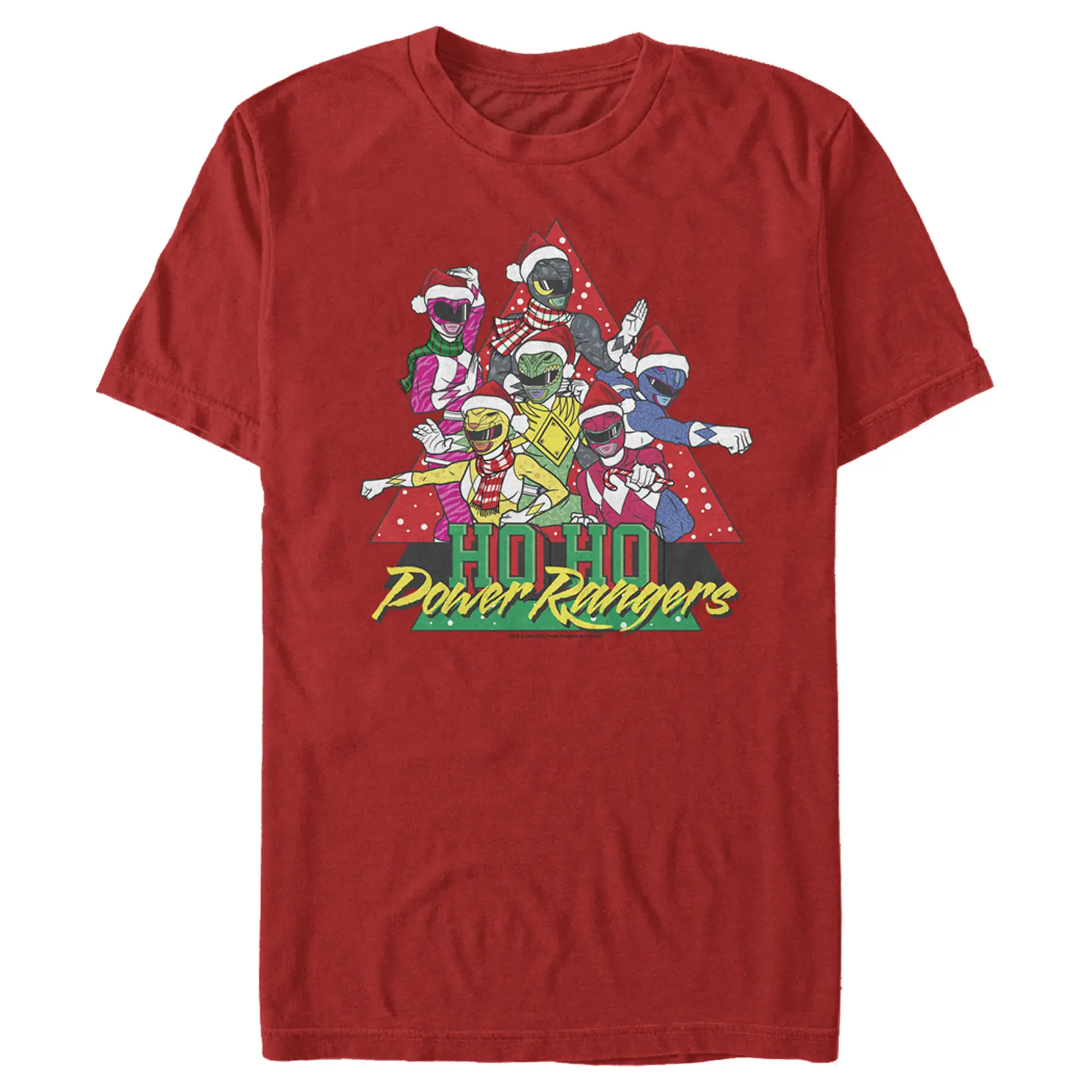 Men's Power Rangers Santa Rangers T-Shirt