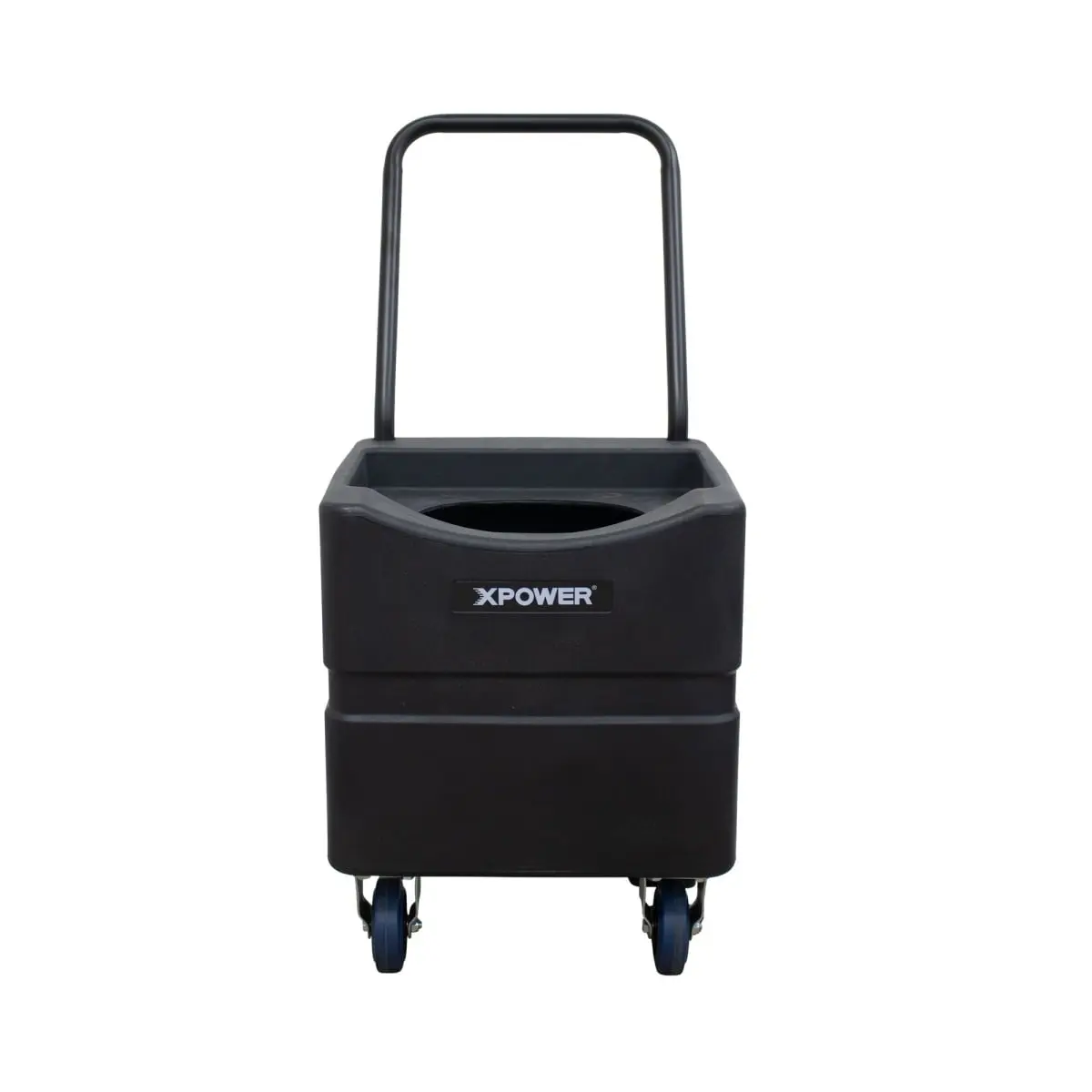 Xpower 35L Mobile Water Storage Container, PE Molded Reservoir with Wheels for Hose-Free Outdoor Cooling, Dock Mount for FM-65WB Fan, Fm-65Wb Fit, 35 Liters