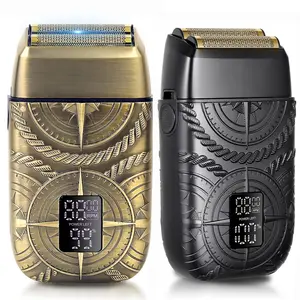 Portable Electric for Men, USB Rechargeable Shaver, Rechargeable Beard Trimmer & Bald Head Razor, Compact Grooming Tool for Men