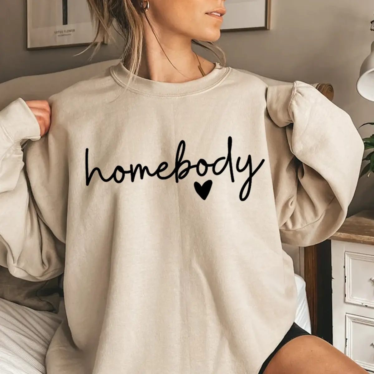 Homebody Sweatshirt, Homebody Shirt, Cozy Sweatshirt, Graphic Sweatshirt, Slouchy Sweatshirt, Cute Sweatshirt, Trendy Sweatshirt