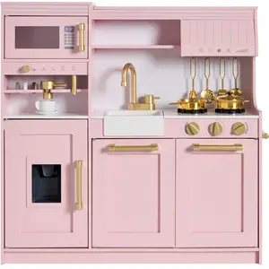 Best Choice Products Pretend Play Kitchen with Espresso Machine