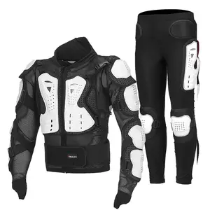 Motorcycle Armor Suits Motocross  + Gears Long Pants Protection Motorbike Armadura Racing Back Protector# Outdoor Fun Father's Day Gifts