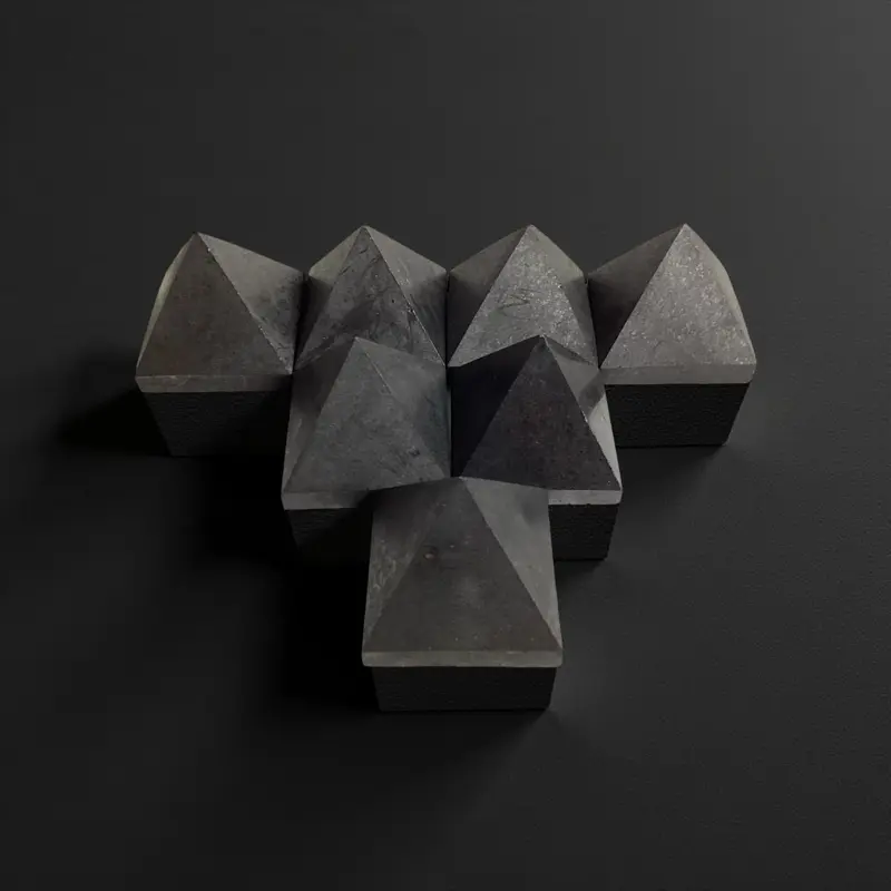 Shungite Pyramid Crystal EMP  Protection