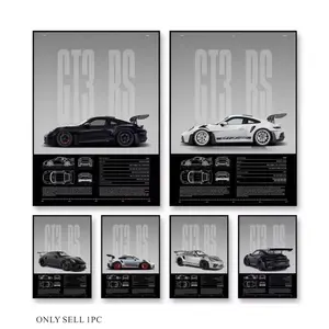1 pc, frameless, high-quality printed artwork, premium GTRS model poster, living room/bedroom decor, office mural, decorative piece, suitable for living rooms, sofas, bedside areas, entryways/hallways, bedrooms, multiple designs available