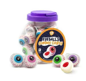 30 Count Eyeballs Gummy Candy – Jam Filled | 19-Ounce Jar