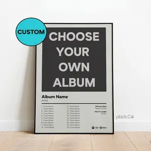Personalized Album Cover Print - Custom Album Cover - Custom Album Poster - Custom Music Print - Album Cover Poster - Choose Your Album