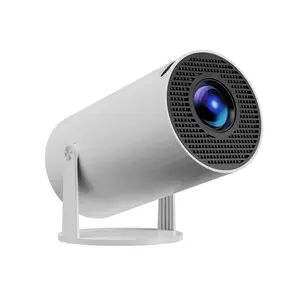 Projector - 360° Adjustable Stand, Wireless Smart Cinema, Portable 4K HD-LED, Built-in Speaker, Wall Projector, Portable Design