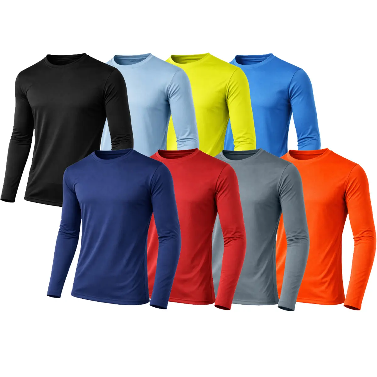 Men's 3-Pack Moisture Wicking Long Sleeve Peformance Tagless Tee Men's 3-Pack Moisture Wicking Long Sleeve Peformance Tagless Tee