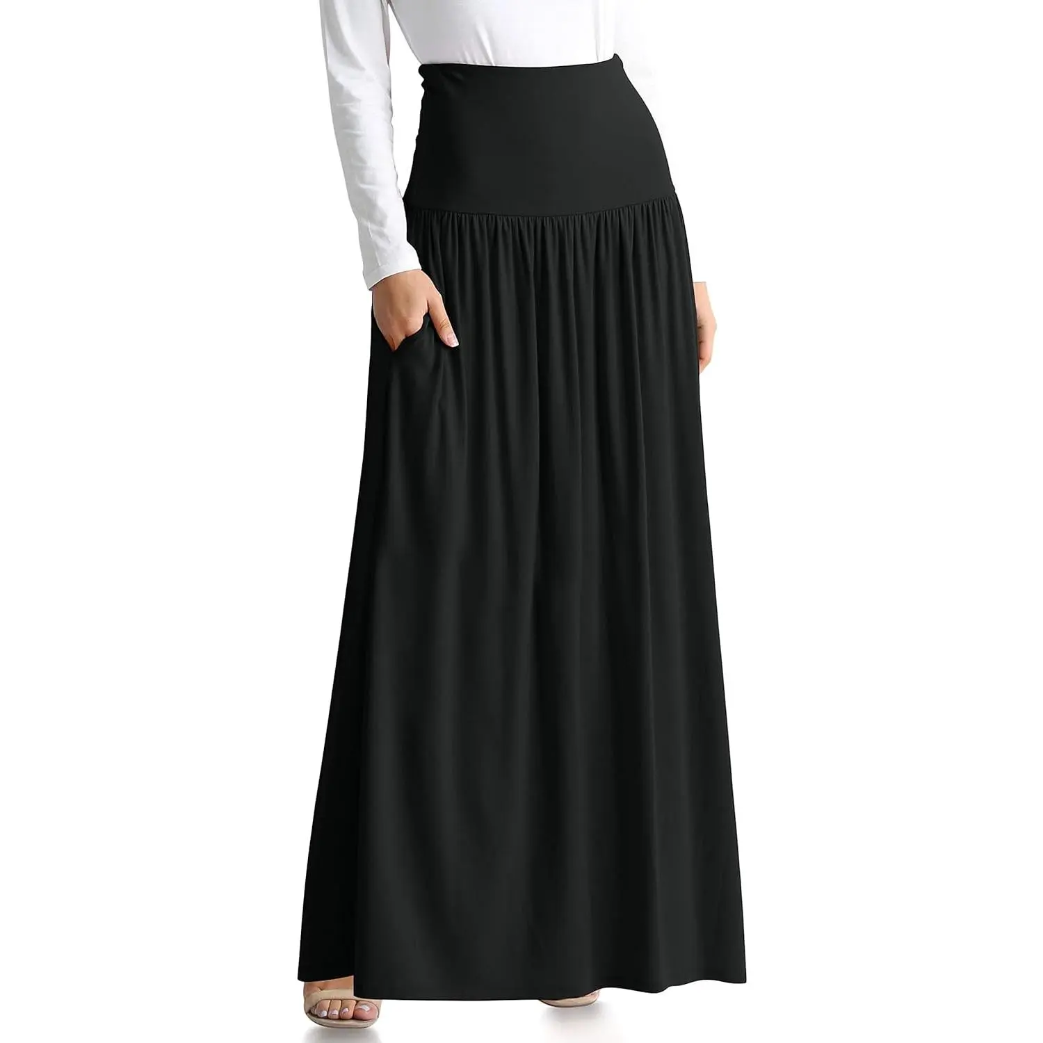 Maxi Skirts for Women Ankle Length Skirt Casual Long Skirt High Waisted Maxi Skirt Reg and Plus Size Skirt Long Skirt