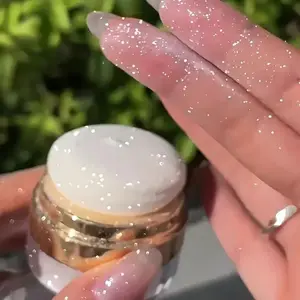 Flower Snow Highlighting Powder for Body, brightening shimmer, evenly covers, suitable for body, collarbones, cheeks, hair, and clothing for a sparkling effect, Glitter, perfect for wedding season and music festivals