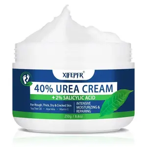 Urea Cream 40 Percent for Feet Maximum Strength, with 2% Salicylic Acid Urea Foot Cream for Dry Cracked Heels and Feet, Tea Tree Oil Foot Cream for Corn and Callus Remover (8.8Oz)