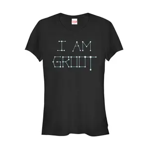 Junior's Marvel Guardians of the Galaxy I am Groot Constellation T-Shirt