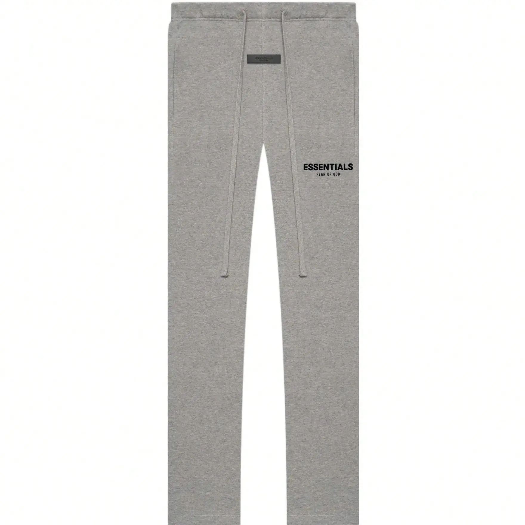 Fear of God Essentials Dark Oatmeal Straight Leg Sweatpants - Unisex Relaxed Fleece Joggers, Stylish Simple Menswear, Trending Clothes Male Clothing, Casual Streetwear Lounge Pants with Pockets