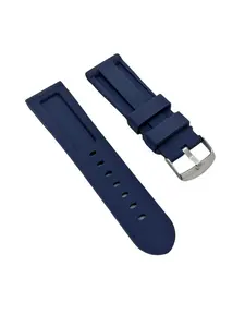 24mm Blue Orange Green Red Men Sport Replacement Silicone Strap Rubber Watch Band for PAM Luminor Series Watch Bracelet No Logo