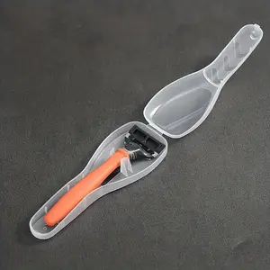 Shaver Travel Portable Storage Box, Shaving Accessories, Transparent Dust-Proof, Simple And Practical