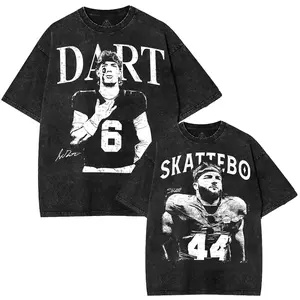 Vintage Football Jaxs0n Dart & Cam Skatt3bo Shirt, Jax.s0n Dart Game Day Shirt, Gift For Sport Fan, Unisex Tee Classic Fit 100% Cotton Top T-Shirt