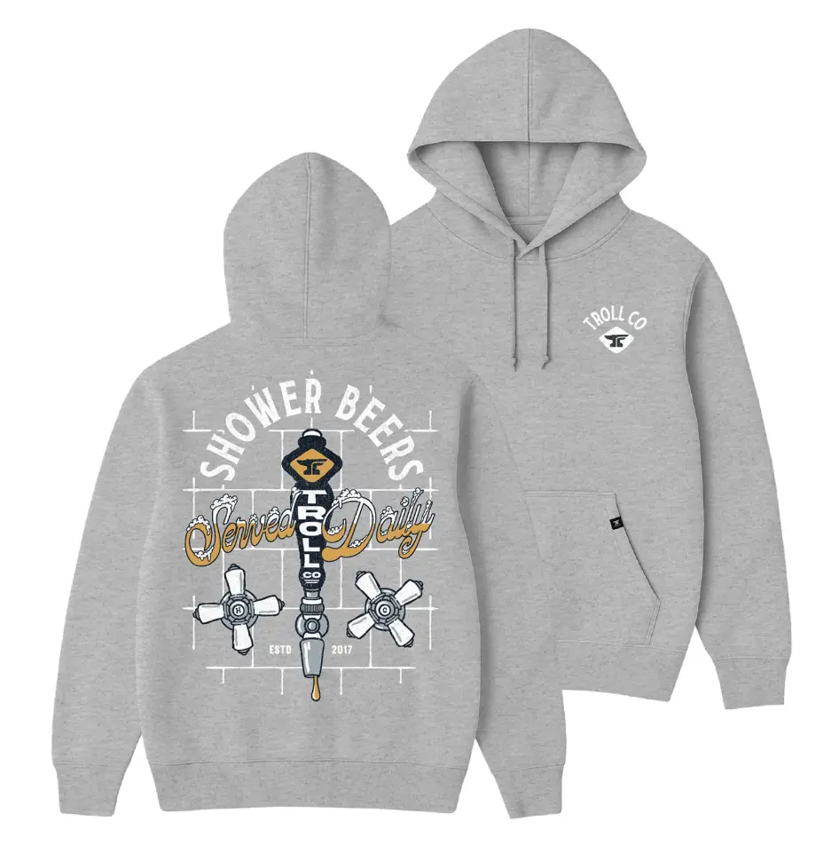 Men's Shower Beers , Funny Beer Graphic Pullover Hoodie, Casual Drinking Sweatshirt for Men