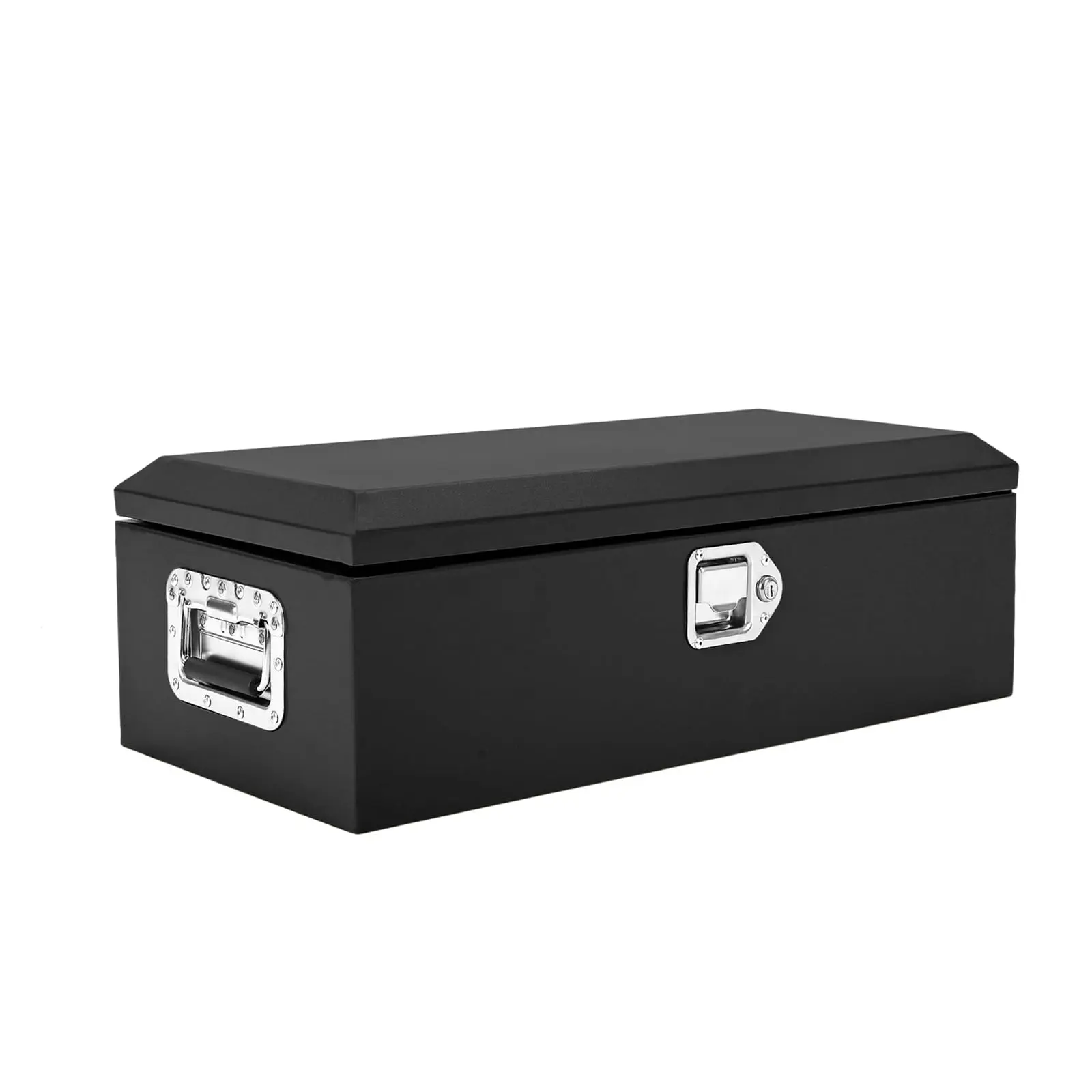 Garvee Black Steel Truck Tool Box - Weatherproof Metal Organizer, Tool Storage Kit (30x13x9.6 in)