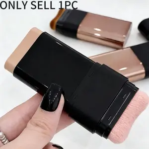 Foundation Stick, Waterproof Sweatproof, All-Day Wear, Covers Redness & Evens Tone, Easy Blending with Brush, Long-Lasting Non-Patchy, Teen Daily Look