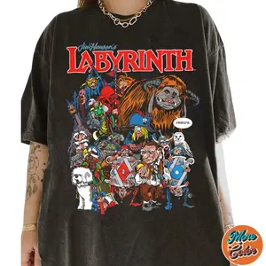 Goblin City Vintage Shirt, Labyrinth Movie Fan T-shirt, Movie Sweatshirt, Cotton Unisex T-shirt, Crew Neck, Size S- 3XL, Menswear Top, Womenswear Top Underwear Streetwear