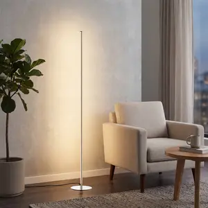 JONATHAN Y Iris Modern LED Integrated Floor Lamp; for Living Room,Bedroom, Kitchen, Office