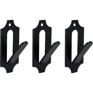 3 Pack European Skull Wall Mount Bracket Hangers for Deer Mule Antelope Coyote and Small Game Animals, Complete with Easy Installation Kits, Suitable for Indoor and Outdoor Use