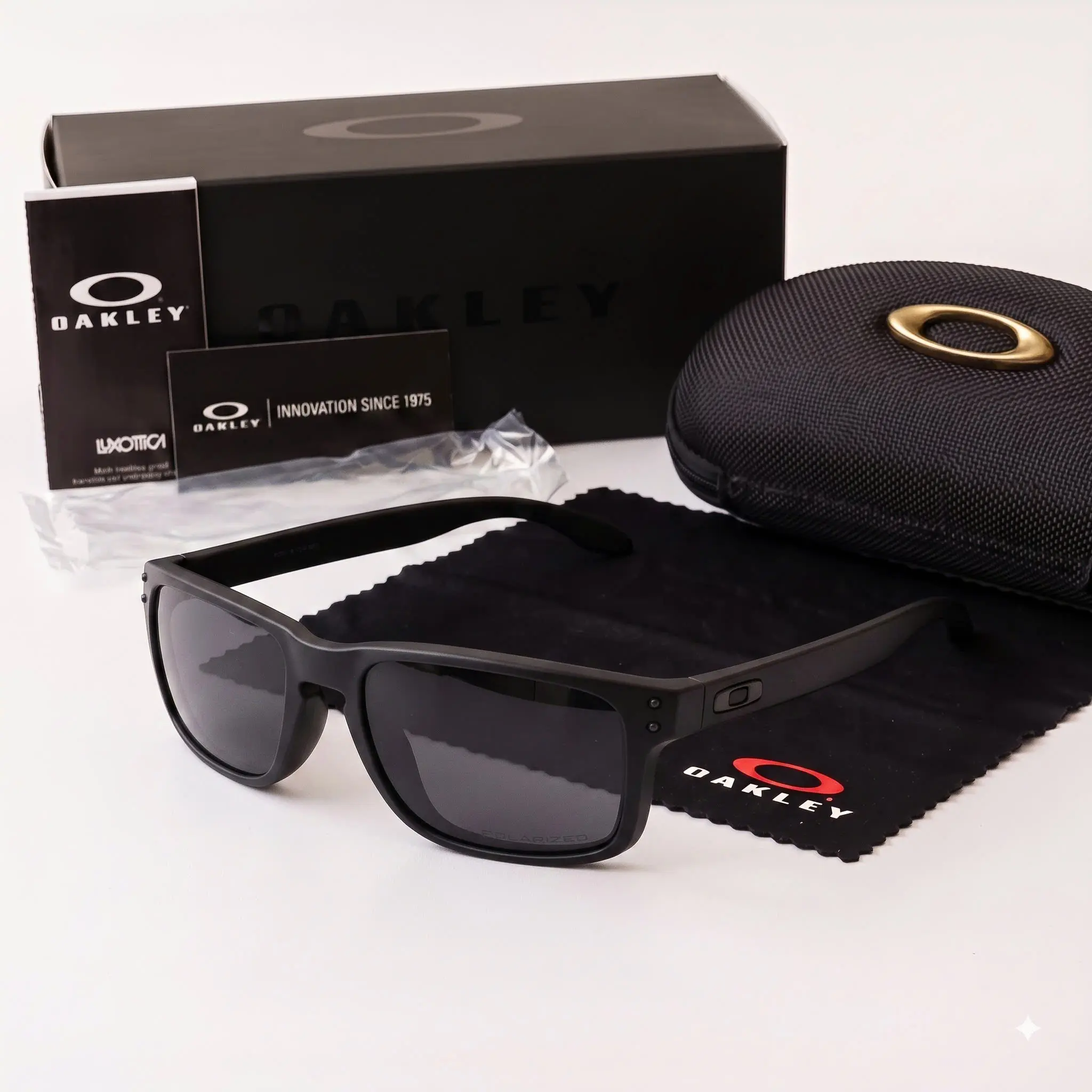 Polarized Outdoor Sunglasses for Men Square UV400 Lens Lightweight Sports Glasses for Fishing Driving Cycling Travel