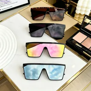 4-Pack Punk Polarized Large Frame Shades, Unisex European-American Sports Eyewear, Men's Polarized Sunglasses, Sunglasses for Women, Ideal for Riding, Driving, Gifting, Men's Sunglasses Polarized