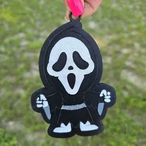 Ghost face car freshie, car accessories