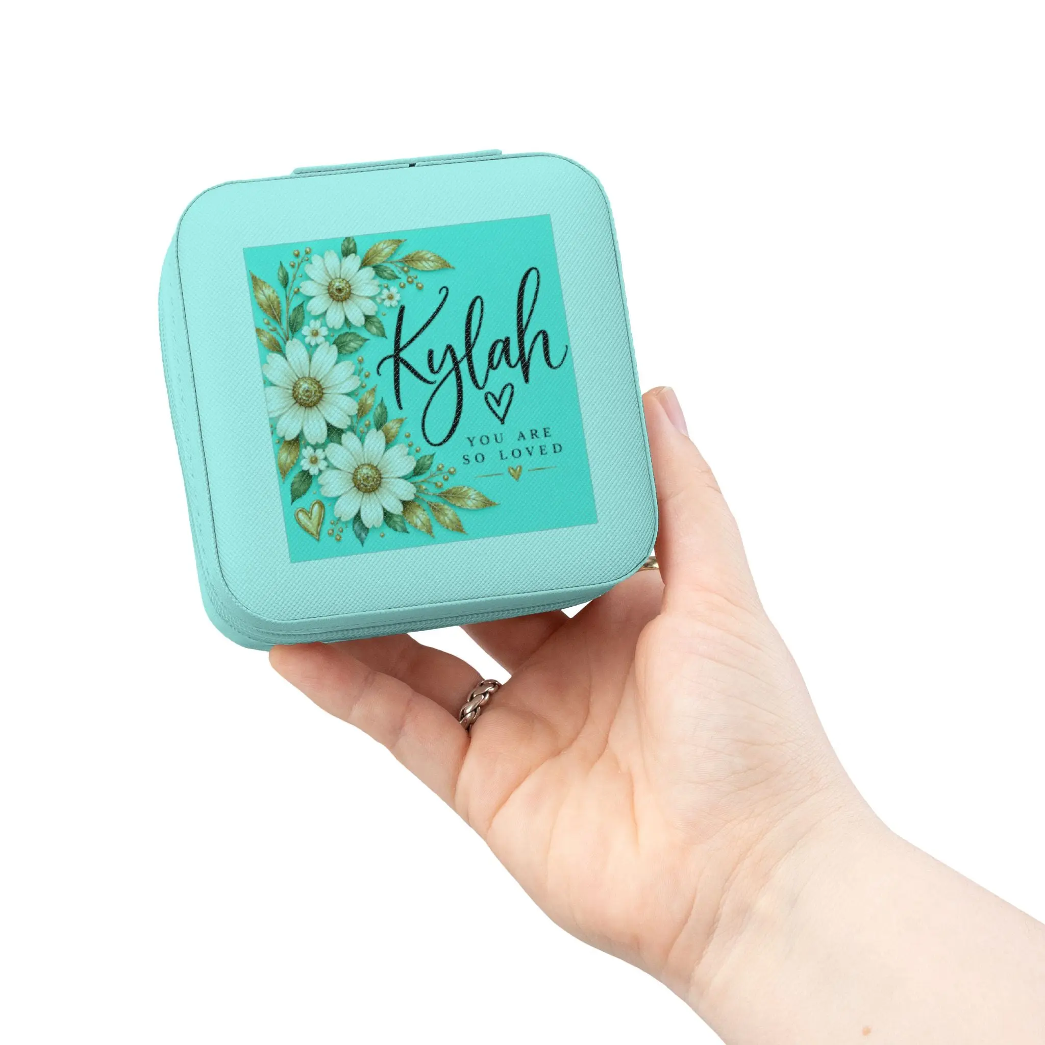 Personalized Beautifully Spotted Jewelry Box | Custom Name