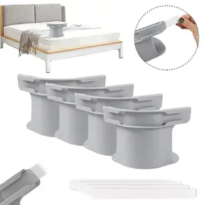 Lock Sheet Holders Set of 4, HeavyDuty Bed Sheet Holders with Straps, Keep Sheets Firm &Tight,Corner Fitted for All Mattress Sizes Bedsheet Clip Durable BeddingAccessories/ Lock Sheet Holders Keep Sheets Tight Heavy Duty Bed Sheet Holder Bed Garter