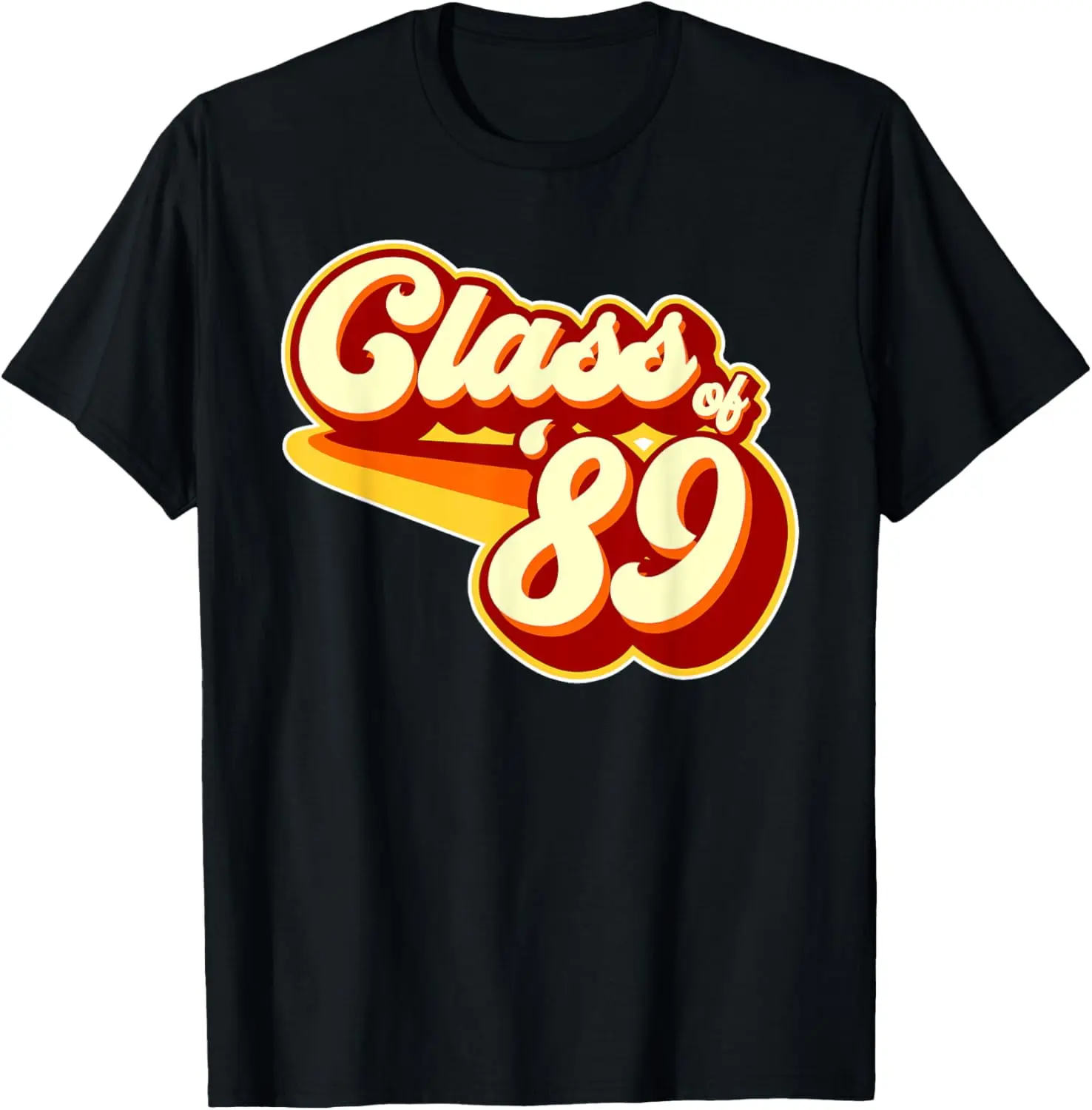 Class of 89 30th Reunion Retro 1989 Summer Casual Shortsleeve Cotton T-Shirt