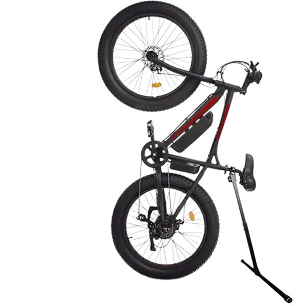 Electric bike upright bike stand