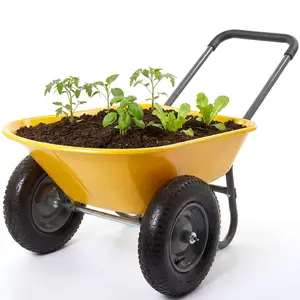 2-Wheel Garden Tipper Truck | 272KG Capacity | Heavy-Duty Sack Truck Handcart Dumper for Home, Yard & Outdoor Hauling