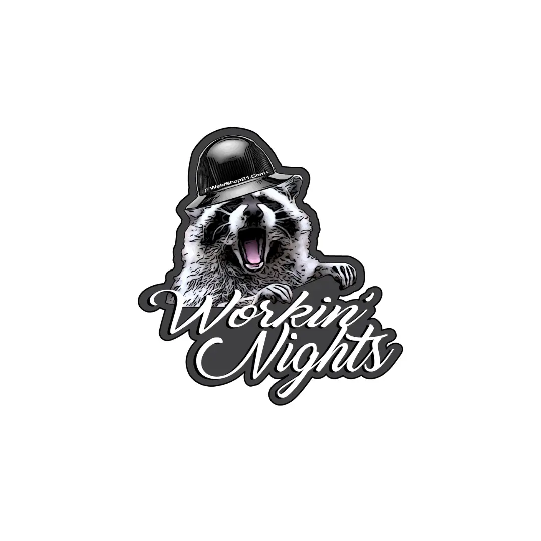 Funny Racoon Sticker - Black Vinyl Decorative Sticker for Home Decor and Gifts