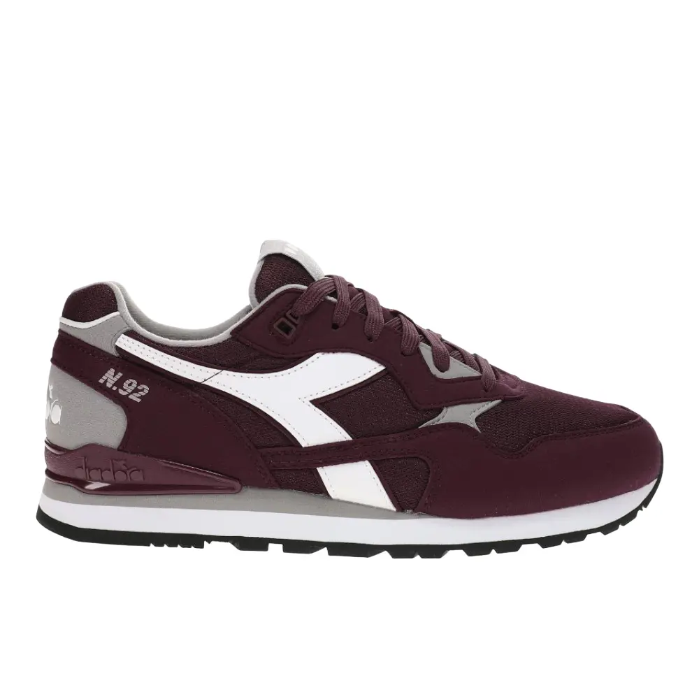 diadora Mens N.92 Lace Up Dd Comfort Sneakers Shoes Casual - Red diadora Mens N.92 Lace Up Dd Comfort Sneakers Shoes Casual - Red
