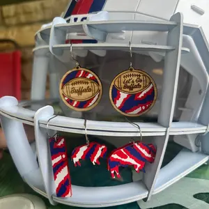 Buffalo Zubaz Earrings