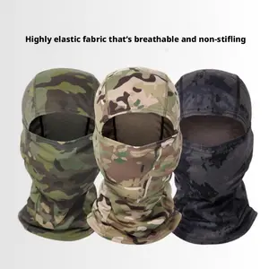 2026 Ready Stock Outdoor Cycling Face Mask Sun Protection Motorcycle Head Cover Ski Neck Gaiter Windproof Dustproof Camouflage Face Scarf Ice Silk Hood Light Luxury Design Sense