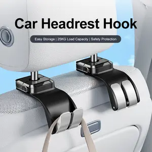 Car Seat Headrest Hook，Car Seat Back Storage Hook, Car Purse Hook, Car Hooks for Purses and Bags，Car Organization Accessories