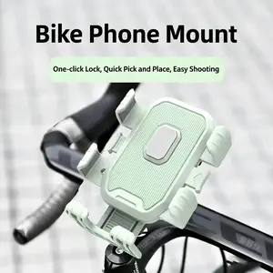 Shockproof Phone Mount for Electric Bikes, Scooters, Motorcycles, and Bicycles, Durable Navigation Stand for Outdoor Activities
