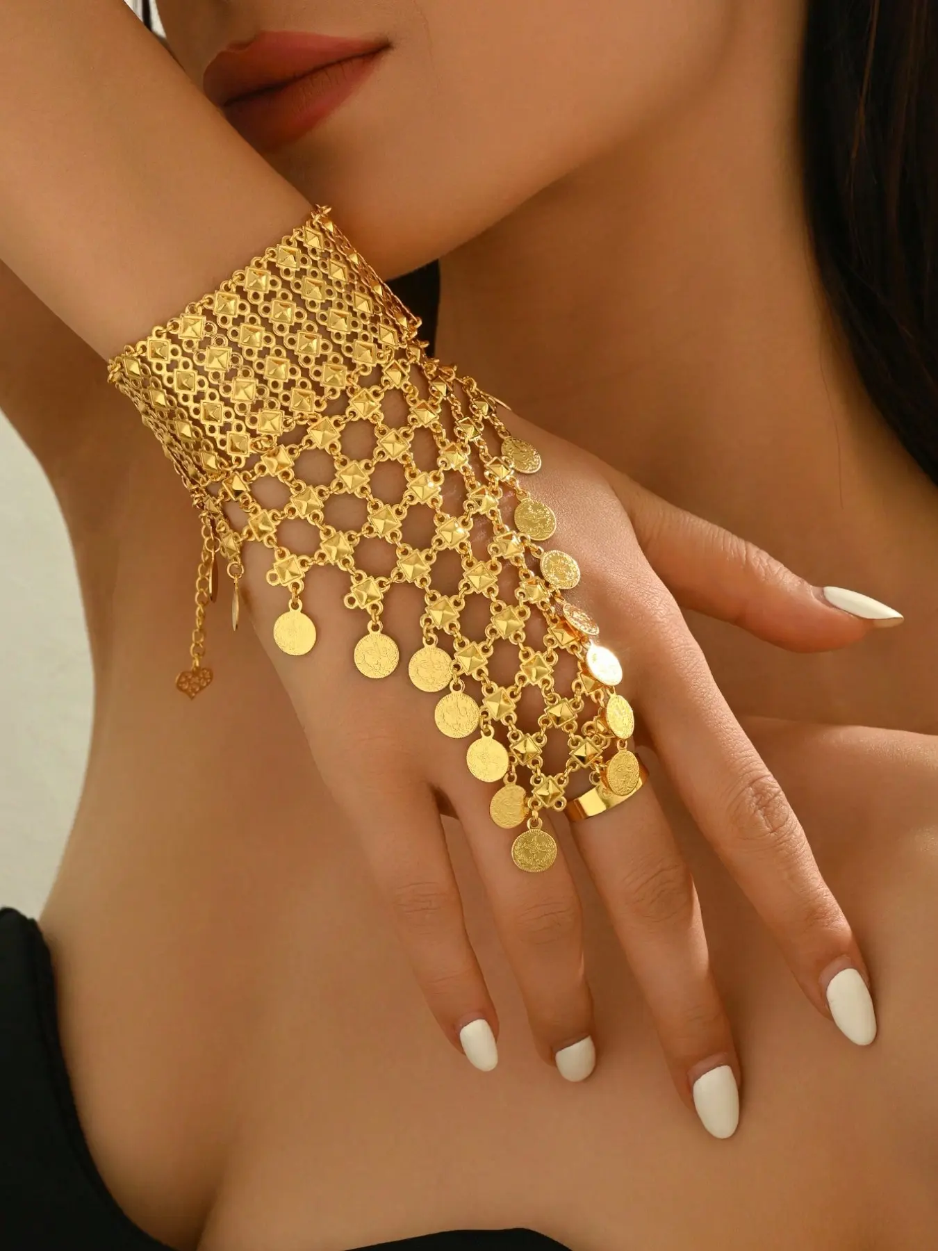 Vintage Multi-layer Bangle, Fashionable Jewelry for Women & Girls, Trendy Stack Bangle, Trendy All-match & Exquisite Jewelry for Birthday Gift, Trendy Bangles, Bangle Bracelet