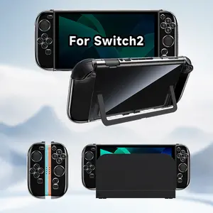 Switch2 Transparent Protective Case, Durable Phone Cover for Switch Console, Stylish Design, Easy Access to Buttons & Ports