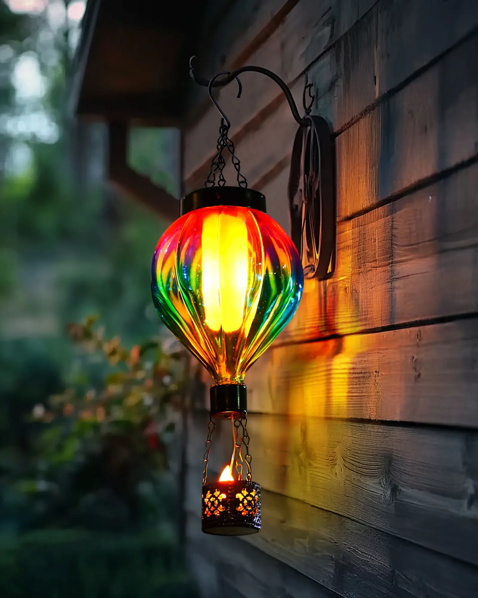Hot Air Balloon Solar Lantern, Outdoor Waterproof Solar Decorative Light for Garden Patio Wall,home decor
