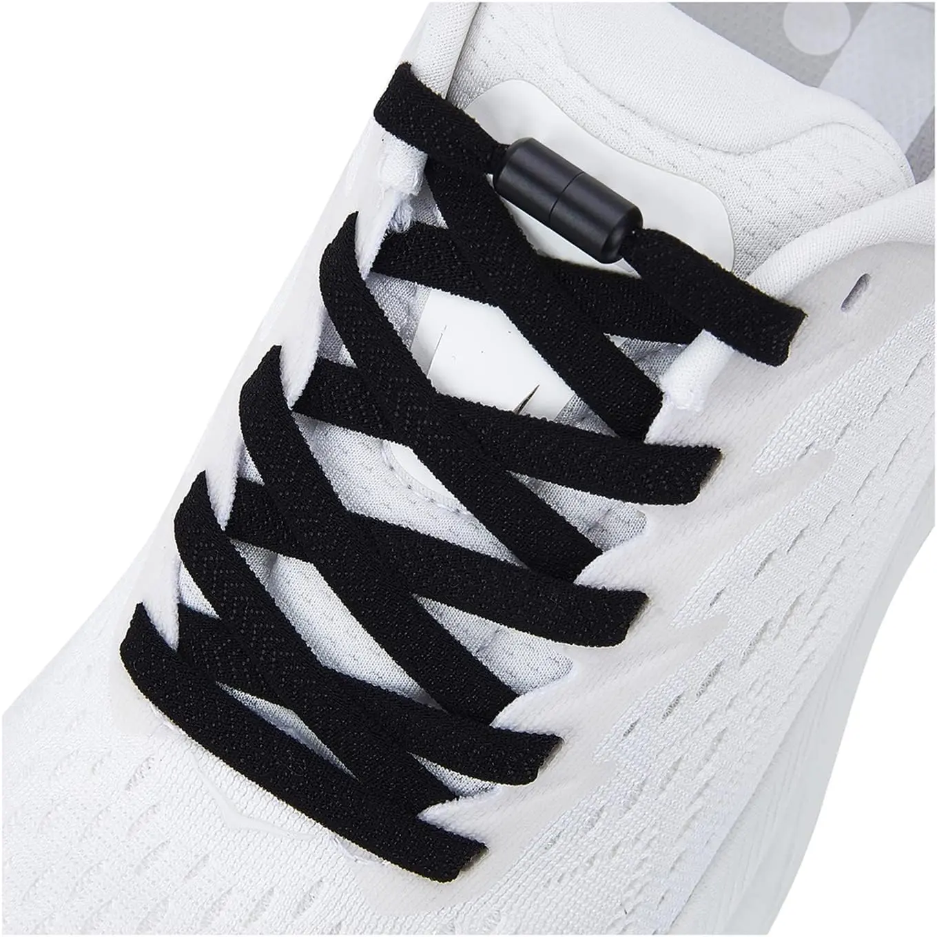 Elastic No-Tie Shoelaces for Kids and Adults, 3-Pair Pack of Smooth Flat Rubber Slip-Ons with Metal Buckles for Casual Shoes & Runners, Fashion, Lightweight, Walkers, Sport, Synthetic, Footwear, Classic, Seniors, Buckle Fasten, Casual Sport, Elastic Rubbe