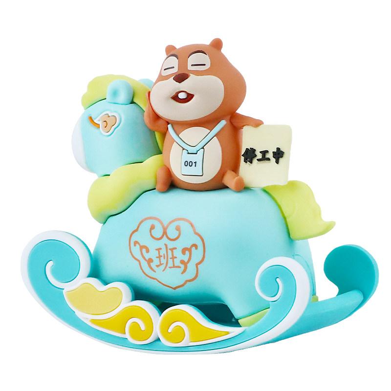 Miniso Bear Outpost Happiness Plus Series Blind Box – Year Of The Horse Collectible Figurine Desk Ornament, Great Gift Idea